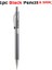 1 Siyah Kalem 0.5 mm Deli Metal Mekanik Kurşun Kalem Çizim Için 0.5 mm 0.7 mm Portaminas Механический Карандаш Okul Öğrenci Sanat Kırtasiye Malzemeleri (Yurt Dışından) 1