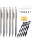 2.0mm Renk Seti C Haile Mekanik Kurşun Kalem Seti Kurşun Dolumlu Metal Kurşun Kalem Marker 0.3 0.5 0.7 0.9 1.3 2.0mm Hb Çizim, Yazma, Sanat Çizimi Için (Yurt Dışından) 4