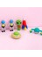 Rastgele 1 Paket 4 Adet Alien Silgi Seti ile Karşılaşın Pvc Olmayan Mini Roket Astronot Kauçuk Silgi Çocuk Hediye Okul Öğrenci E6389 (Yurt Dışından) 3