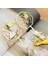 OSS24857SQ10 12 Stilleri Çin Tarzı Antika Fan Pirinç Imi Hayvanlar Panda Tavşan Serisi Sevimli Kolye Hediye ile Metal Kitap Klibi Oymak (Yurt Dışından) 2