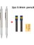2 Adet 0.9mm Kalem Mekanik Kurşun Kalem Seti 0.3 0.5 0.7 0.9 1.3 2.0mm Tam Metal Sanat Çizim Boyama Otomatik Kurşun Kalem Ofis Okul Kaynağı (Yurt Dışından) 1