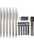 0.5-0.7mm 10 Adet Set Haile Tam Metal Mekanik Kalem Seti 0.5 0.7 0.9 1.3 2.0mm Sanat Çizim Boyama Otomatik Kalem Okul Ofis Malzemeleri Talepleri (Yurt Dışından) 3