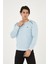 Bisiklet Yaka Omuz Detaylı Basic Sweatshirt 4