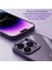 iPhone 14 Plus Kılıf Metal Tuş ve Kamera Çerçeveli Arkası Sararmaz Şeffaf Kenarları Renkli 4