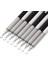 0.9mm Siyah Set 4 Adet Sanat Çizim Kroki Otomatik Kalem Seti 0.3,0.5,0.7,0.9mm Metal Mekanik Kurşun Kalem Öğrenci Yazma Araçları Kırtasiye Hediyeler (Yurt Dışından) 4