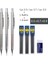 2 Adet 0.7mm Set-J 5 Adet/takım Metal Mekanik Kurşun Kalem 0.3 0.5 0.7 0.9mm Öğrenciler Yazma Sanat Çizim Tasarımı Paslanmaz Çelik Otomatik Kalemler (Yurt Dışından) 3