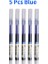 5 Mavi 5/10 Adet Sınav Imza Tükenmez Kalem 0.5mm Siyah Mavi Mürekkep Yüksek Kapasiteli Jel Kalemler Yazma Okul Ofis Kırtasiye Malzemeleri (Yurt Dışından) 1