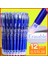 12 Adet 0.5mm Mavi D 12 Adet Silinebilir Jel Kalem Mavi Siyah Kırmızı Mürekkep 0.5 0.38MM Yıkanabilir Saplı Tükenmez Kalem Iğne Ucu Çubuk Öğrenci Yazma Kroki (Yurt Dışından) 2