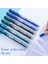 12 Adet 0.5mm Mavi D 12 Adet Silinebilir Jel Kalem Mavi Siyah Kırmızı Mürekkep 0.5 0.38MM Yıkanabilir Saplı Tükenmez Kalem Iğne Ucu Çubuk Öğrenci Yazma Kroki (Yurt Dışından) 5