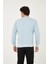 Bisiklet Yaka Ön Detaylı Basic Sweatshirt 4