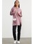 Kapüşonlu Oversize Eşofman Takım - Lila 4