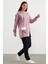 Kapüşonlu Oversize Eşofman Takım - Lila 5