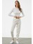 Jogger Rahat Kalıp Triko Pantolon - Kemik 1