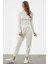 Jogger Rahat Kalıp Triko Pantolon - Kemik 2
