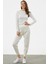 Jogger Rahat Kalıp Triko Pantolon - Kemik 3