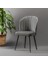Rubi Sandalye - Babyface Gri - Siyah Metal Ayak 1