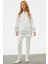 Büyük Beden Tunik Eşofman Takım - Ekru 2