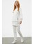 Büyük Beden Tunik Eşofman Takım - Ekru 3