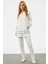 Büyük Beden Tunik Eşofman Takım - Ekru 4