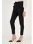 Yüksek Bel Cepli Kemerli Regular Fit Kumaş Pantolon Bayan Pantolon 611PL04 2