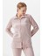 Geniş Kalıp Kadife Tunik Eşofman Takım - Pudra 4