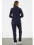 Çıtçıtlı Cep Detaylı Tunik Eşofman Takım - Lacivert 5