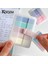 A8 300/160 Sayfa Ince Endeks Çıkartmalar Pet Renkli Şeffaf Yapışkan Notlar Pastel Etiket Not Yapışkan Notlar Etiket Kitabı Nokta Işaretleyici (Yurt Dışından) 2