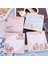 Pembe 50 Yaprak/paket Karikatür Köpek Tavşan Bloknot Çıkartmalar Çıkartması Yapışkan Notlar Scrapbooking Diy Kawaii Not Defteri Günlüğü 557 (Yurt Dışından) 3