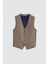 Slim Fit Lacivert Armürlü Takim Elbise Kombinli 0EFY5KMBN061M 2
