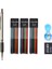 1pen Renk Seti D 2.0 Geri Çekilebilir Mekanik Metal/plastik Kalem Renkli Siyah 2mm Dolum 2b Kurşun Profesyonel Kalem Kroki Çizim Okulu (Yurt Dışından) 1