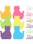 6 Paket (180 Yaprak) B-Shamo Kedi Şekli Yapışkan Notlar 180 Sayfa Kedi Severler Kızlar Kadınlar Için Komik Hediyeler Hayvan Bloknot Kendinden Yapışkanlı Dizin Sekmeleri Notlar (Yurt Dışından) 2