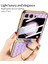 Samsung Galaxy Z Flip5 5g Elektraptaşlama Kickstand Case Hard Pc+Pu Telefon Kapağı (Yurt Dışından) 3