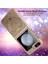 Samsung Galaxy Z Flip5 5g Case Heart-Chape Kickstand Glitter Pu Deri+Pc Telefon Kapağı (Yurt Dışından) 3