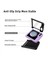 Samsung Galaxy Z Flip5 5g Case Heart-Chape Kickstand Glitter Pu Deri+Pc Telefon Kapağı (Yurt Dışından) 5
