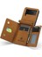 Samsung Galaxy Z Flip3 5g Söndürülebilir 2 Arada 1 Cüzdan Telefon Kılıfı Deri+Pc Manyetik Kickstand Cover (Yurt Dışından) 3