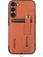 Samsung Galaxy S23+ Yatay Kickstand Karbon Fiber Doku Pu+ Tpu Kapı (Yurt Dışından) 1