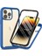 Telefon Için 3'ü 1 Arada Şok Geçirmez Kasa 15 Pro Anti-Cratch Tpu+Pc Telefon Kapağı Pet Ekran Koruyucu Mavi (Yurt Dışından) 1