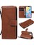 Kt Deri Serisi-2 Düz Renkli Pu Deri Cüzdan Stand Cep Telefon Kabuğu Apple iPhone 12 Mini Brown Için (Yurt Dışından) 1