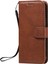 Kt Deri Serisi-2 Düz Renkli Pu Deri Cüzdan Stand Cep Telefon Kabuğu Apple iPhone 12 Mini Brown Için (Yurt Dışından) 2