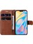 Kt Deri Serisi-2 Düz Renkli Pu Deri Cüzdan Stand Cep Telefon Kabuğu Apple iPhone 12 Mini Brown Için (Yurt Dışından) 4