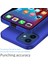 Apple iPhone 12 Mini Telefon Kılıf Hücresi Için 5.4 Inç Yükseltilmiş Çerçeve Şok Geçirmez Düz Renkli Telefon Arka Kapak-Mavi (Yurt Dışından) 4