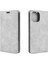 Ipilek Dokunlu Deri Kabuk Cüzdan Stand Kılıfı Apple iPhone 12-Grey Için (Yurt Dışından) 4