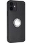 Apple iPhone 12 Mini Telefon Kılıfı Için Tpu Kapak 5.4 Inç Yüzük Kickstand Mat Destek Arabası Mıknatıs Montaj Silver (Yurt Dışından) 1