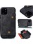 Pu Deri+Tpu Kapağı [yerleşik Araç Manyetik Sayfa] Apple iPhone 12 Için Mini 5.4 Inç-Black (Yurt Dışından) 1