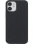 Apple iPhone 12 Mini 5.4 Inç-Siyah Için Katı Silikon Ince Mikrofiber Astar Yastık Dokusu Kapağı (Yurt Dışından) 2