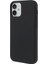 Apple iPhone 12 Mini 5.4 Inç-Siyah Için Katı Silikon Ince Mikrofiber Astar Yastık Dokusu Kapağı (Yurt Dışından) 3
