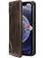 Apple iPhone 12 Mini Telefon Kılıfı Için Manyetik Otomatik Kapatma Pu Deri Kılıf Stand Şok Geçirmez Tpu Iç Kabuk Telefon Kapağı 5.4 Inç-Siyah (Yurt Dışından) 2