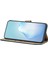 Apple iPhone 12 Mini Telefon Kılıfı 5.4 Inç Cüzdan Tasarımı Cilt Touch Hissed Hisset Pu Deri Deri Telefon Kapak Çizgileri Baskılı Flip Stand Kabuk Kılıf Mavisi (Yurt Dışından) 3