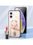 Apple iPhone 12 Telefon Kapağı Metal Rhinestone Dekorasyon Yüzüğü Kickstand Mirror Geri Tpu+Pc Hibrid Kapak Kabuğu -Rose Altın (Yurt Dışından) 1