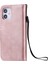 Apple iPhone 12 Mini Telefon Kılıfı Için Kt Deri Serisi-2 Düz Renk Pu Deri Cüzdan Stand Cep Telefonu Kabuk Güldesi Altın (Yurt Dışından) 3